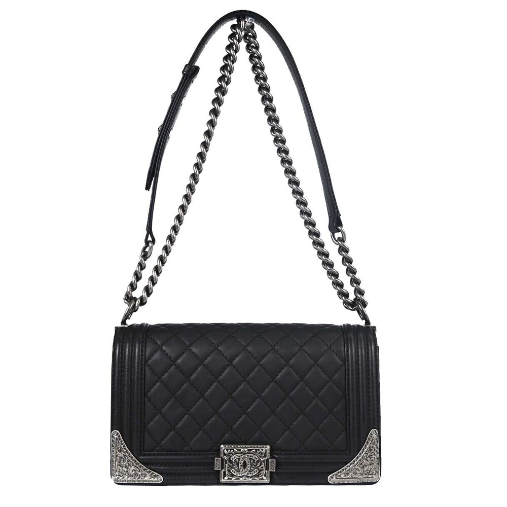 Chanel Paris-Dallas Compartment Boy Flap Quilted Calfskin with Metal Adornments